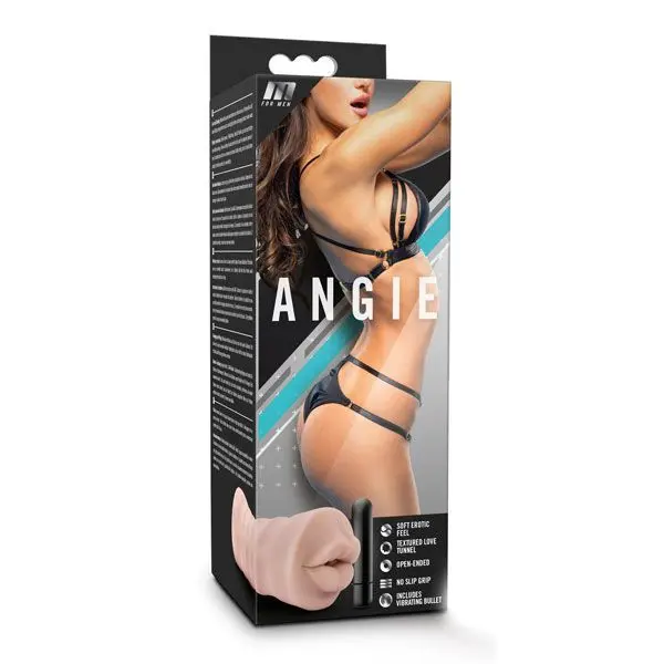Angie – Masturbador compacto vibrador con TPE X5 Plus ultrasuave