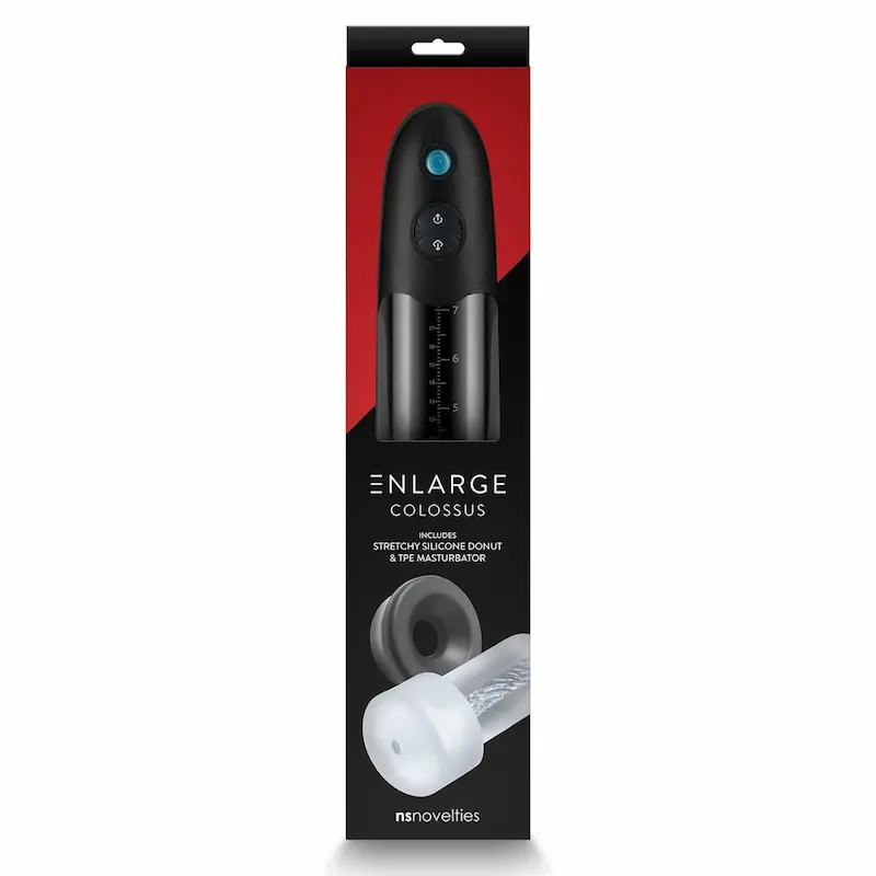 Enlarge Colossus – Bomba de vacío recargable con diseño impermeable