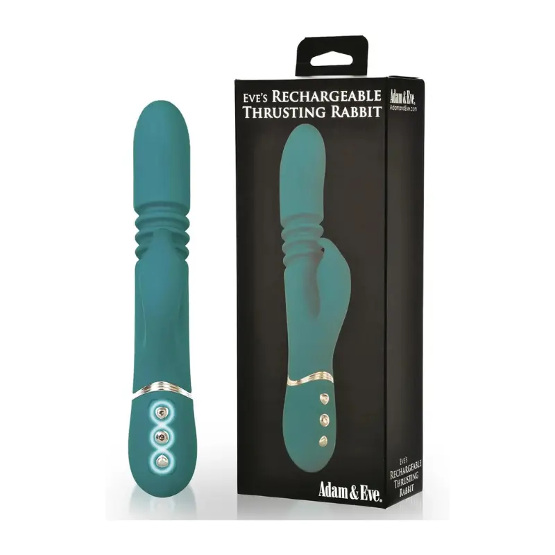 Eve's Rechargeable Thrusting Rabbit – vibrador rabbit recargable