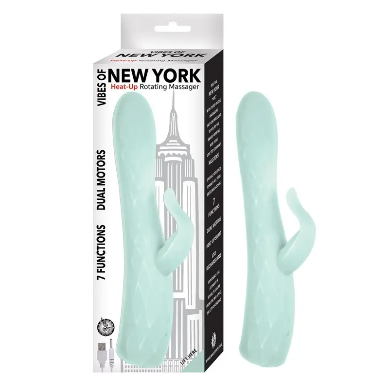 New York Heat Up Rotating Massager – masajeador giratorio recargable