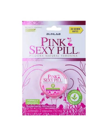 Pink Sexy Pill Pastilla Femenina 2 Piezas
