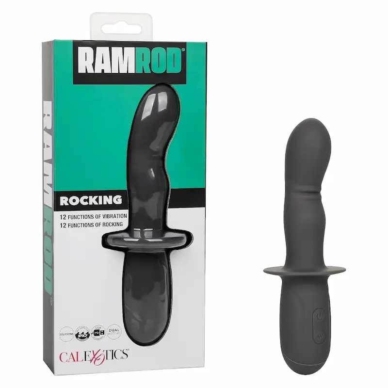 Ramrod Rocking – Masajeador íntimo oscilante con 12 modos de vibración
