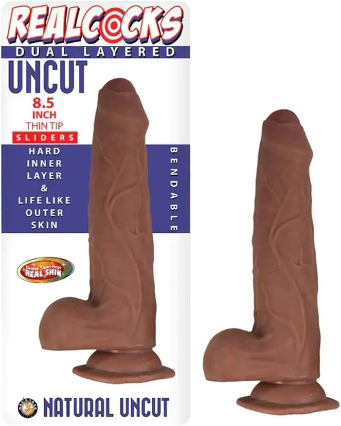 RealCocks Layered Uncut dildo realista