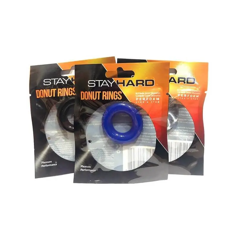 StayHard Donut Rings (1PZ) – Anillo tipo dona para pareja con material suave y elástico