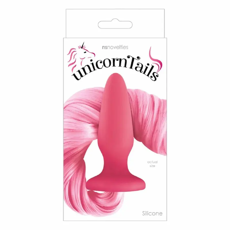 Unicoirn Tails – Plug anal de fantasía con cola de unicornio de 53 cm