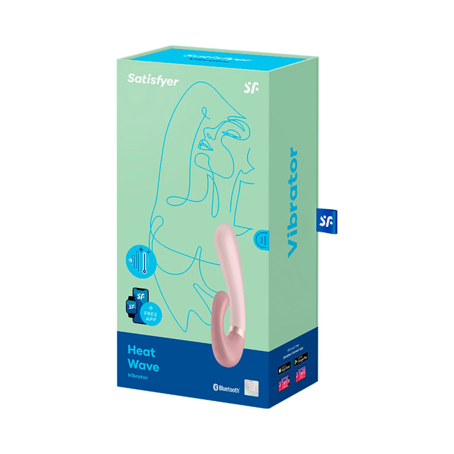 vibrador Bluetooth Heat Wave Vibrator